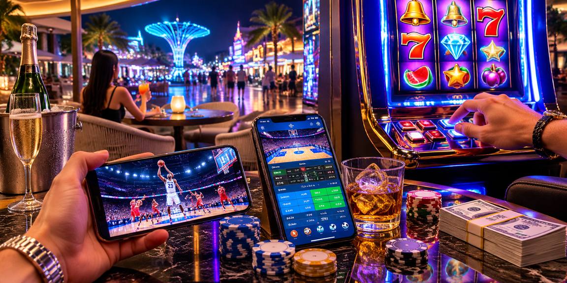Màn hình slot neon rực rỡ của game Nổ Hũ tại id8888